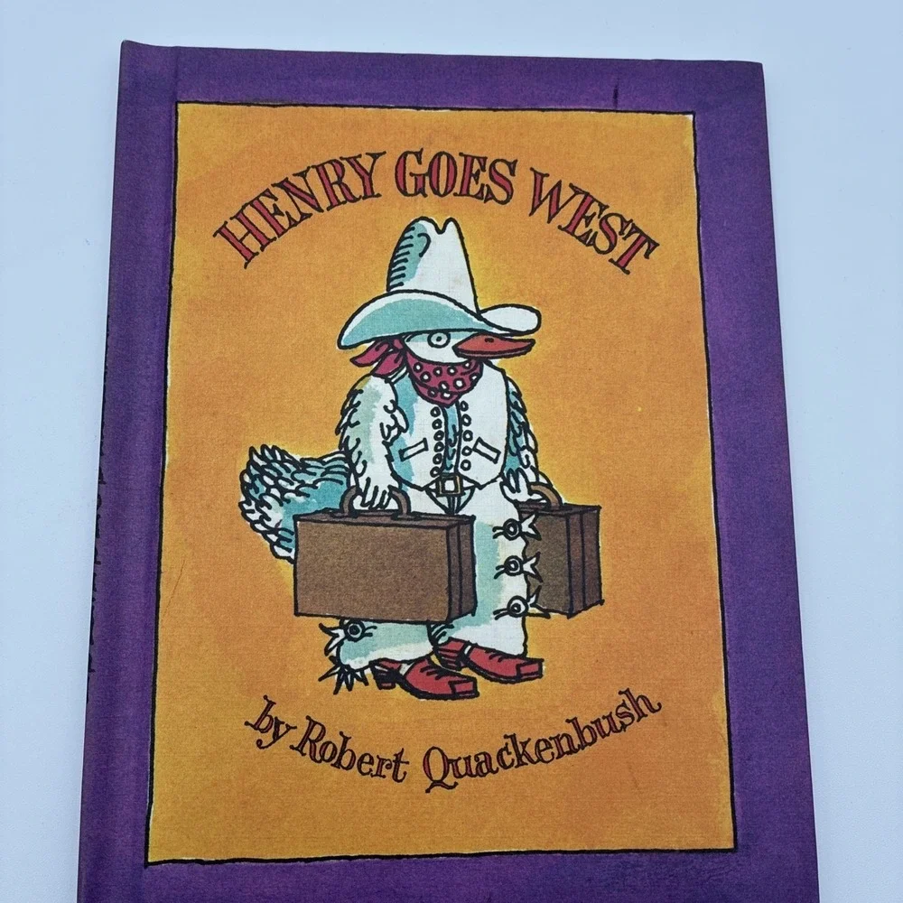 Robert Quackenbush Lot of 2 Sherlock Chick Peekaboo Mystery Henry Goes West 80's